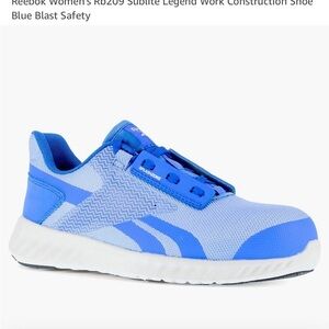 Reebok Rb209 Sublite Legend Work Construction Shoe Blue Blast Safety 7.5 Wide